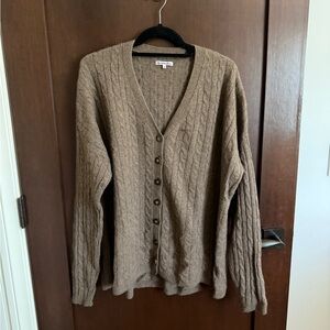 Reformation Cable Knit Cardigan